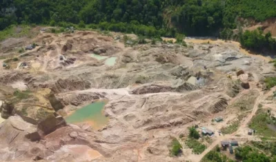 Colombia, un país con altos niveles de contaminación por mercurio.