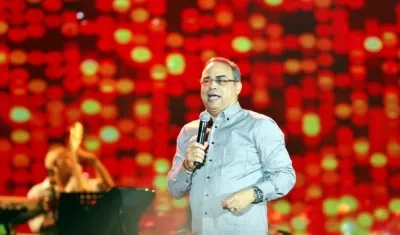 El cantante puertorriqueño Gilberto Santa Rosa.