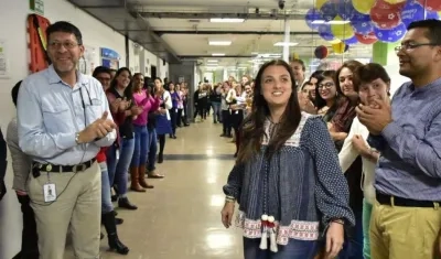 Karen Abudinen se despide del ICBF.