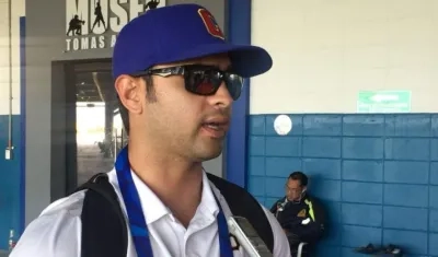 José Mosquera, mánager de Colombia. 