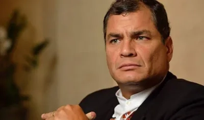 Rafael Correa, expresidente de Ecuador.