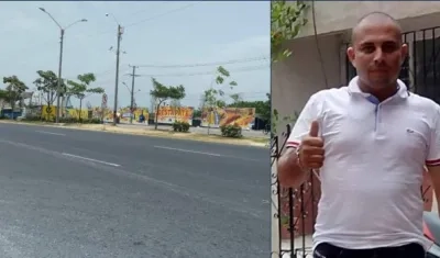 El accidente donde perdió la vida Eder Racero (foto) ocurrió en este punto de la Circunvalar.