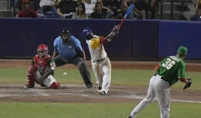 Colombia demostró su poderío al bate. 