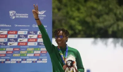 Jean Mathilde, ganadora de la medalla de bronce. 