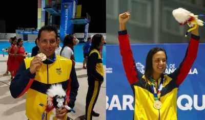 Omar Pinzón e Isabella Arcila.