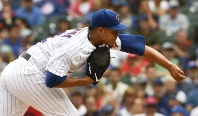 José Quintana, lanzador colombiano de los Cachorros de Chicago.