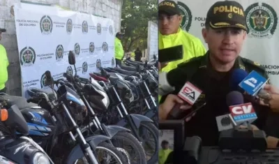 El teniente coronel Francisco Arias, comandante encargado de la Policía Atlántico.