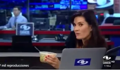 La presentadora Vanessa De la Torre.