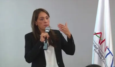  Ángela María Mora Soto, directora de la Autoridad Nacional de Televisión (ANTV).