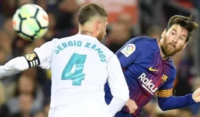 En la foto, dos jugadores insignes de ambas escuadras.