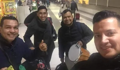 El maestro Pedro Tapias y el grupo Alejo Vallenato.