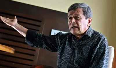 El jefe negociador del Ejército de Liberación Nacional (ELN), Pablo Beltrán.