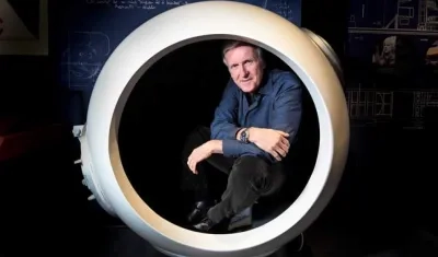 El director de cine estadounidense James Cameron, autor de la película "Titanic" .
