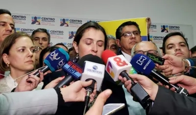 Paloma Valencia, senadora.