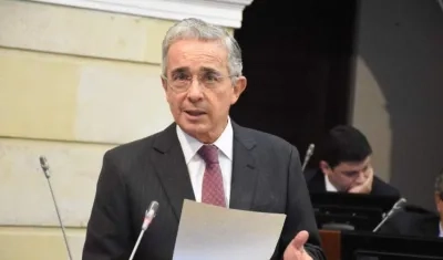 Álvaro Uribe Vélez, expresidente y senador.