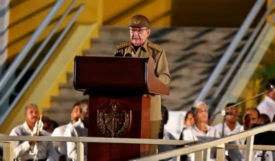 El expresidente y líder del gobernante Partido Comunista de Cuba (PCC, único), Raúl Castro.