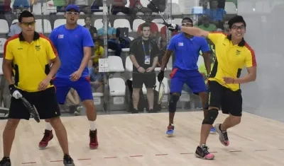 La selección Colombia de raquetbol - La selección Cuba de raquetbol