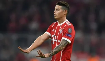 James Rodríguez, jugador colombiano.