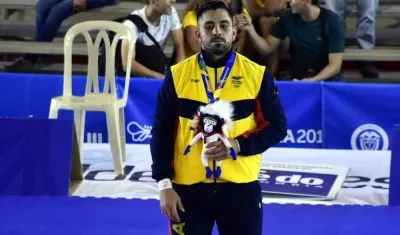 Diego Lenis, karateca colombiano.