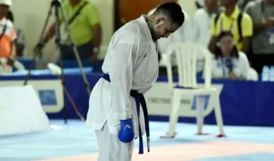 El colombiano Diego Lenis no pudo ganar el oro.