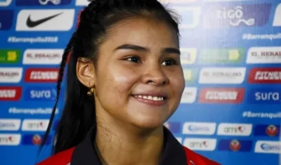 Shanee Torres, karateca atlanticense.