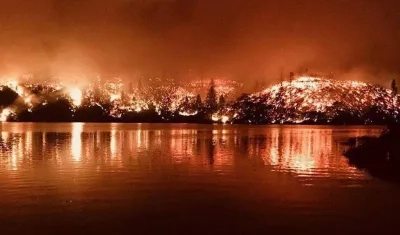 El incendio ha sido devastador. 