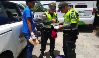 El hombre fue conducido a la URI de la Fiscalía. 