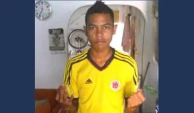Ángello David Gómez Uribe, joven asesinado.