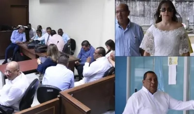 Los indiciados de delitos electorales del caso Aida Merlano.