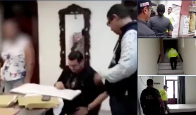 Un fiscal de extinción de derecho de dominio impuso las medidas cautelares contra los cuatro inmuebles ocupados.