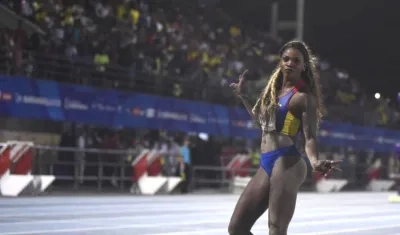 La atleta colombiana Caterine Ibargüen.