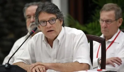 El jefe negociador del Gobierno colombiano frente al ELN, Gustavo Bell