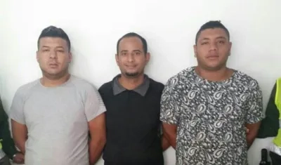 Los tres capturados por el robo del dispensario.