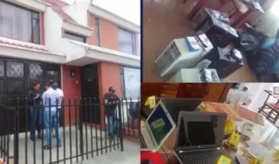 Los allanamientos fueron en Ipiales y Cali.