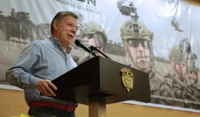 Juan Manuel Santos, Presidente de la República.