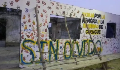 La comunidad de Ovejas, Sucre, organizó actividades para mantener viva la memoria en Chengue.