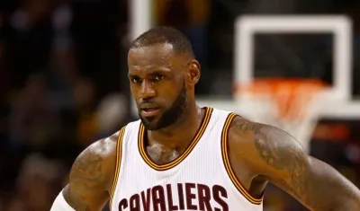 LeBron James, jugador de la NBA. 