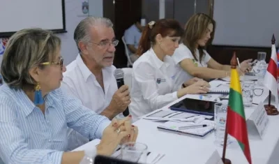Eduardo Verano de la Rosa, Gobernador del Atlántico, en el OCAD Región Caribe.