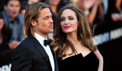 Los actores Brad Pitt y Angelina Jolie.