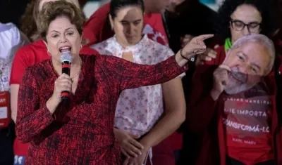 La expresidenta brasileña Dilma Rousseff. 
