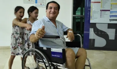 El cantante Jorge Oñate