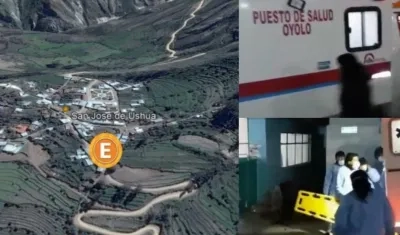 Lugar donde ocurrió la emergencia en Perú.