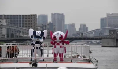 Mascotas de los Juegos Olímpicos Tokio 2020. 