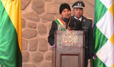 El presidente de Bolivia, Evo Morales. 