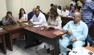 ILa audiencia se lleva a cabo en el segundo piso del Centro Cívico.