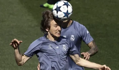 Luka Modric, gran figura de Croacia. 