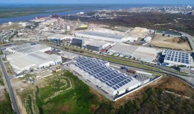 Vista aérea de Tecnoglass Inc