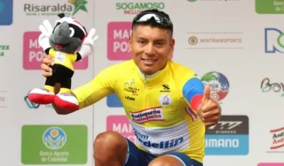 Jonathan Caiced, nuevo líder de la carrera. 