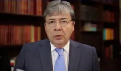 Carlos Holmes, canciller de Colombia.