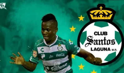 Deiner Quiñones, nuevo jugador del Santos Laguna. 